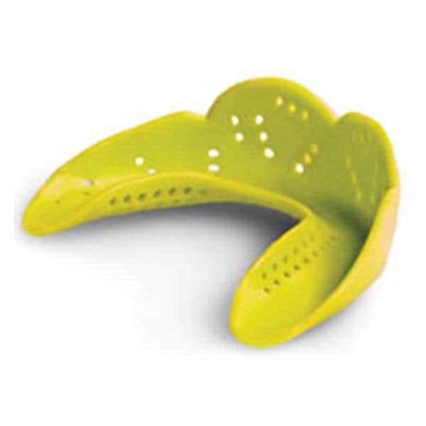 SISU Junior Mouth Guard Strapless Sunny Yellow Ages 7-11 Y 12/Bx