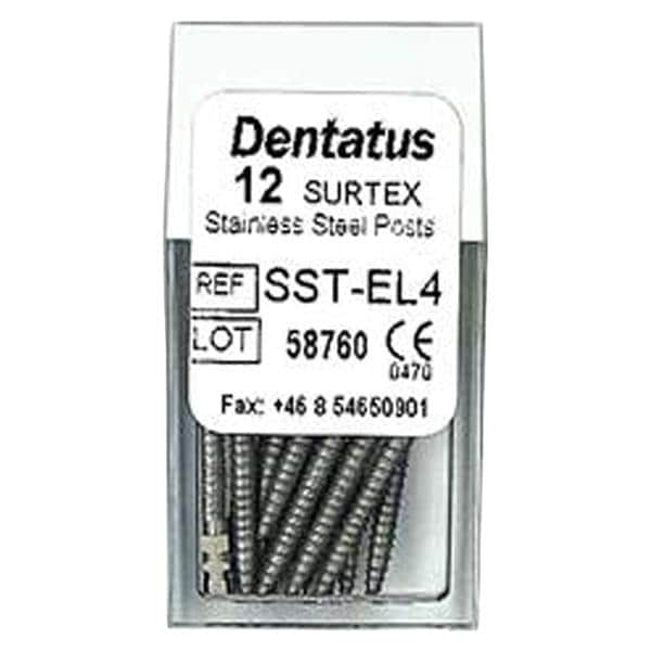 Surtex Posts SS Refill 4 X-Long 1.5mm Parallel Sided & Tapered End EL4 12/Bx