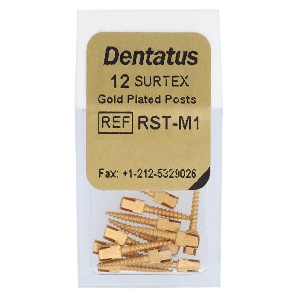 Surtex Posts Gold Plated Refill Medium M1 1.05 mm 12/Bx