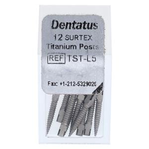 Surtex Posts Titan Refill 11.8 mm 1.65 mm Parallel Sided & Tapered End L5 12/Bx