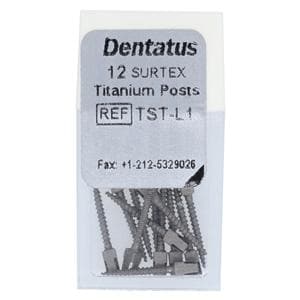 Surtex Posts Titan Refill 11.8 mm 1.05 mm Parallel Sided & Tapered End L1 12/Bx