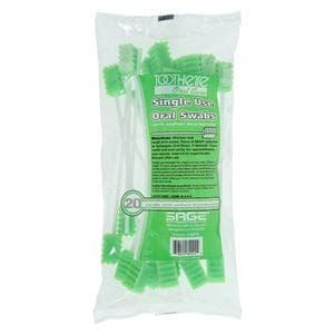 Toothette Plus Oral Swab Disposable Sodium Bicarbonate 20/Bg, 50 BG/CA