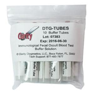 Clarity Specimen Collection Tube For IFOBT/IFIT Tests 10/Pk