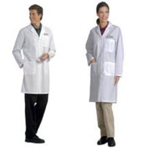 Lab Coat 3 Pockets Long Sleeves White Mens Ea