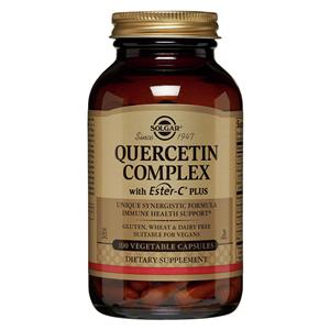 Quercetin Complex w/Ester-C Plus Supplement Vegetarian/Kosher 100/Bt