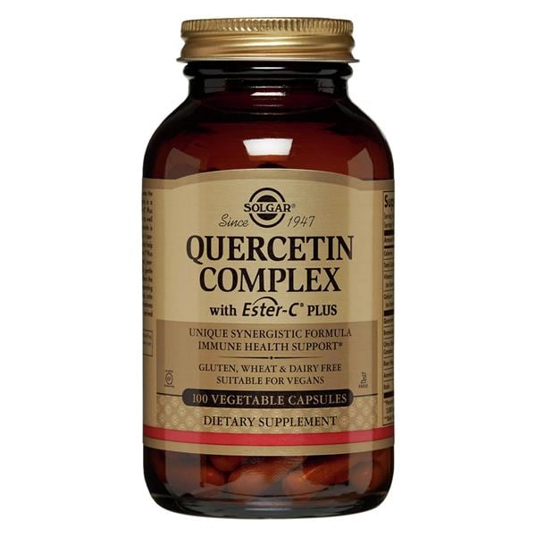 Quercetin Complex w/Ester-C Plus Supplement Vegetarian/Kosher 100/Bt