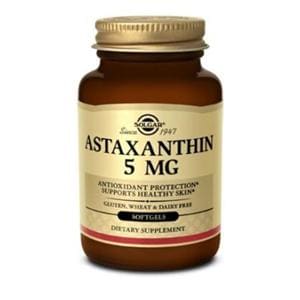 Astaxanthin Supplement Softgels 5mg 60/Bt