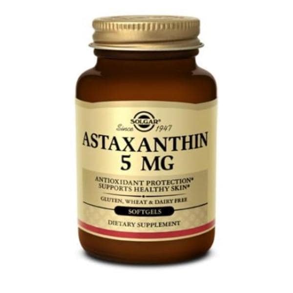 Astaxanthin Supplement Softgels 5mg 60/Bt