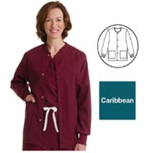 Warm-Up Jacket 2 Pockets Long Sleeves / Knit Cuff 3X Large Caribbean Unisex Ea