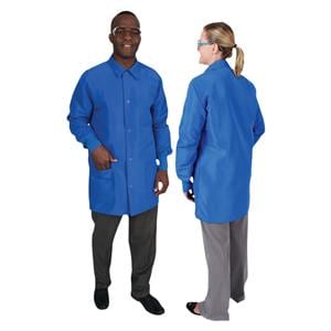 DenLine Protection Plus Mid-Length Jacket Lng Tprd Slves 34 in Medium Ryl Ea