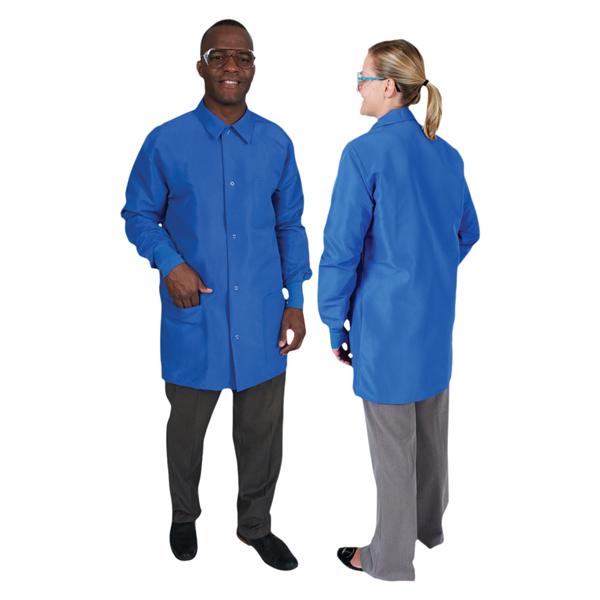 DenLine Protection Plus Mid-Length Jacket Lng Tprd Slves 34 in Medium Ryl Ea