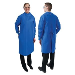 DenLine Protection Plus Closed Back Gown Adult 2X Large Royal Reusable Ea