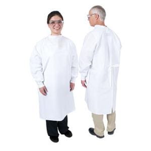 DenLine Protection Plus Closed Back Gown Adult 3X Large White Reusable Ea