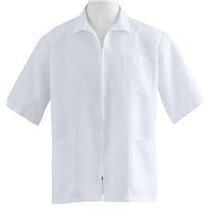 Smock 3 Pockets Short Sleeves Large White Unisex Ea