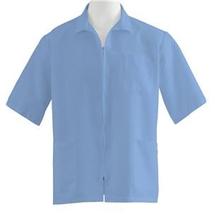 Smock 3 Pockets Short Sleeves Large Light Blue Unisex Ea