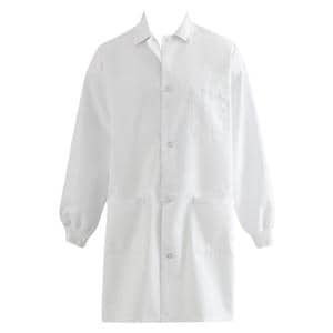 Lab Coat 2 Pockets Long Sleeves 39 in 3X Large White Unisex Ea