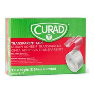 Curad Tape Plastic 1"x10yd Transparent Ea