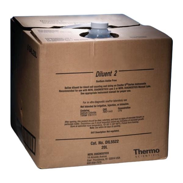 Diluent 2 Hematology Reagent 20L Ea