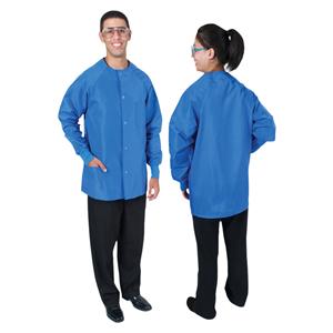 DenLine Protection Plus II Short Jacket 3 Pockets 31.5 in Large Royal Unisex Ea