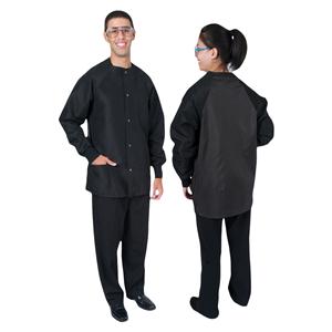 DenLine Protection Plus II Short Jacket Lng Tprd Slves 31.5 in 2X Large Blk Ea