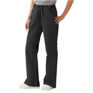 Scrub Pant 4 Pockets X-Small Black Unisex Ea