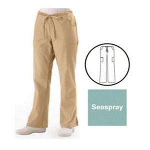 Scrub Pant 4 Pockets 3X Large Seaspray Unisex Ea