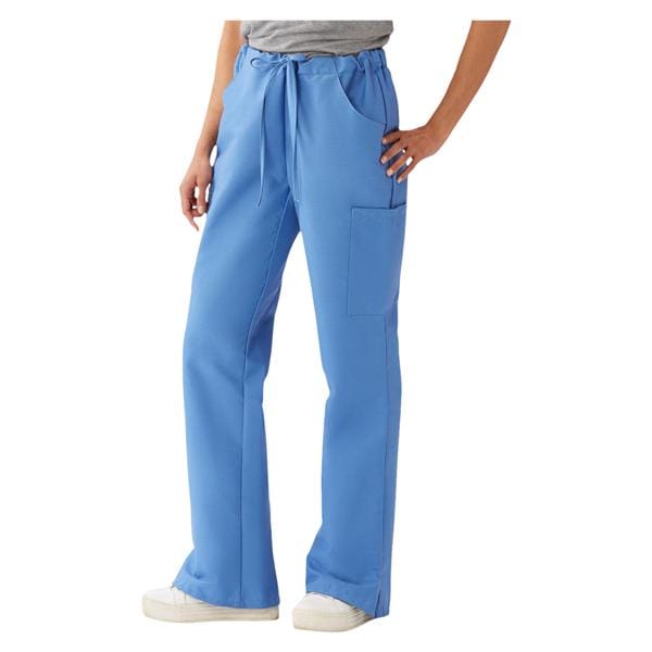 Scrub Pant 4 Pockets Small Ceil Blue Unisex Ea