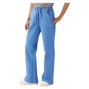 Scrub Pant 4 Pockets 2X Large Ceil Blue Unisex Ea