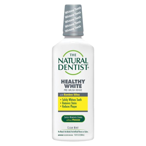 The Natural Dentist Mouth Rinse Herbal Ingredients Healthy White 6/Ca