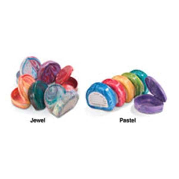 Retainer Cases Refill Assorted Jewel-Marbled 24/Pk, 25 PK/CA