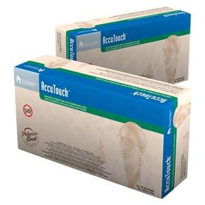 AccuTouch Latex Exam Gloves Large Bisque Non-Sterile