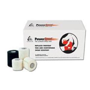 PowerSpeed Athletic Tape Elastic 2.75"x6yd White Non-Sterile 16Rl/Ca