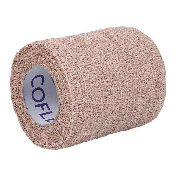 CoFlex NL Compression Bandage Elastic 3"x5yd Tan Non-Sterile 24/Ca