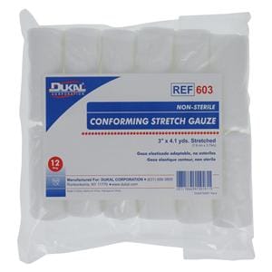 Conforming Bandage Gauze 3"x4.1yd Non-Sterile 12/Bg