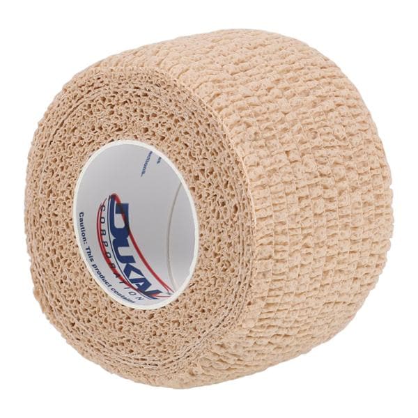 Cohesive Bandage Elastic 1.5"x5yd Tan Non-Sterile 48/Bx