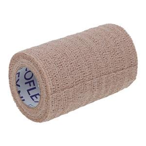 CoFlex NL Compression Bandage Elastic 4"x5yd Tan Non-Sterile 18/Ca