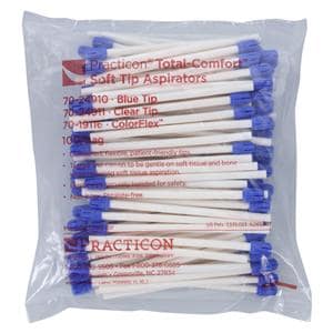 Total Comfort Hypoallergenic Aspirator White Blue Tip 100/Bg