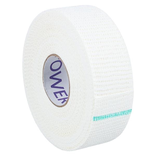 PowerTape Athletic Tape Synthetic Fiber 1"x15yd White Non-Sterile 48/Ca