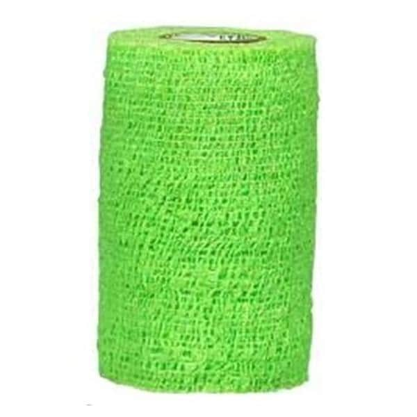 CoFlex Compression Bandage Elastic 6"x5yd Neon Green Non-Sterile 12/Bx