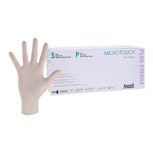 MICRO-TOUCH Plus Exam Gloves Small Standard Cream Sterile