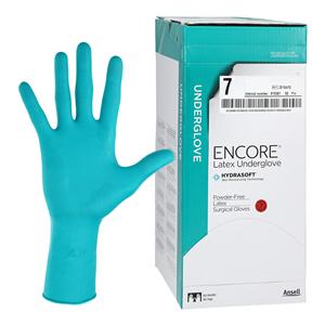 Encore Surgical Gloves 7 Green, 4 BX/CA