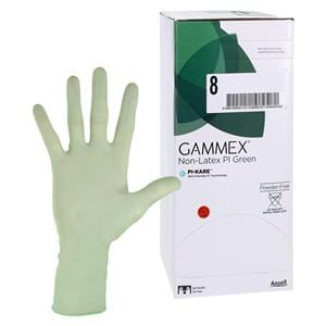 Gammex Polyisoprene Surgical Gloves 8 Green, 4 BX/CA