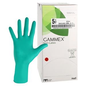 Gammex Neoprene Surgical Gloves 5.5 Green, 4 BX/CA