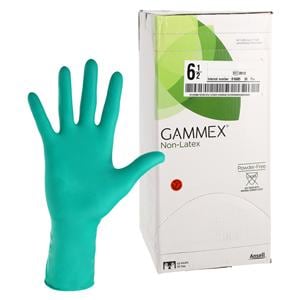 Gammex Neoprene Surgical Gloves 6.5 Green, 4 BX/CA