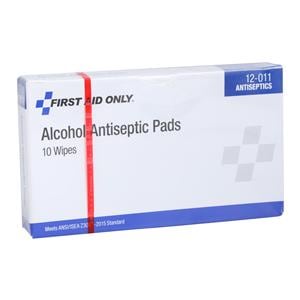 Pac-Kit First Aid Alcohol Prep pads Isopropanol 70% 2-1/8x4x7/8", 60 BX/CA