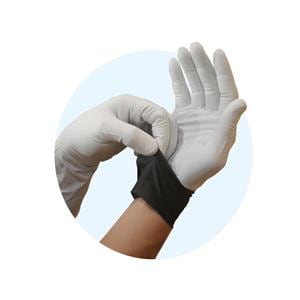 MICROFLEX APEXPro Nitrile Exam Gloves 3XL Extended Wt Exterior / Blk Interior NS