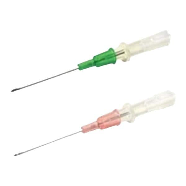 Jelco Peripheral IV Catheter 18 Gauge 1-3/4" Green Straight 200/Ca