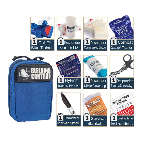 Public Access Advanced Kit Bleeding Control Blue Ea