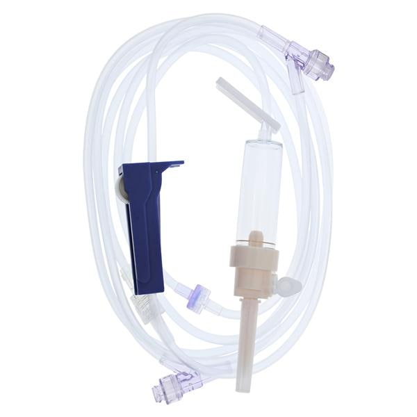 IV Administration Set Needle-Free Needle Free Injection Site 105" 15 Drops Ea, 50 EA/CA