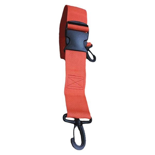 Restraint Strap Polypropylene 2 Piece Plstc Buckle, Plstc Swvl Spd Clp Ea